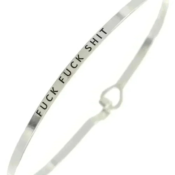 Fxxk Fxxk Shit Bracelet - Picture 1 of 1